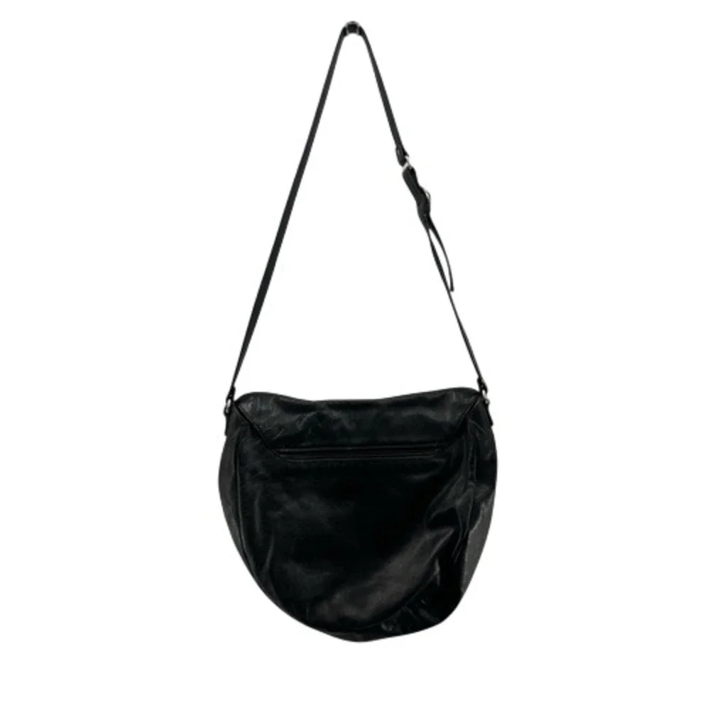 Botkier Leather Crossbody Bag Womens Large Black Studded Excellent Messenger - Picture 2 of 11